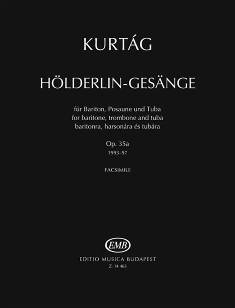 Hölderlin Gesänge op 35 HEFT 1 Op.35a